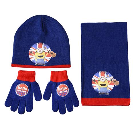 Hello London Minions Hat Gloves & Scarf Set £7.99